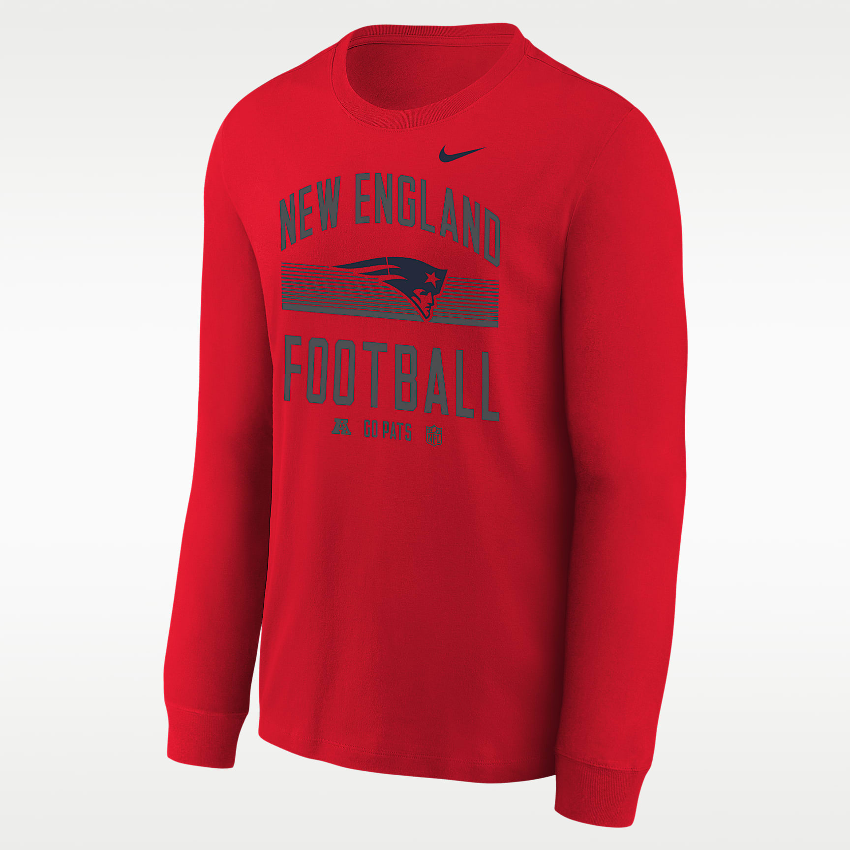 New England Patriots Hometown Big Kids' Nike NFL Long-Sleeve T